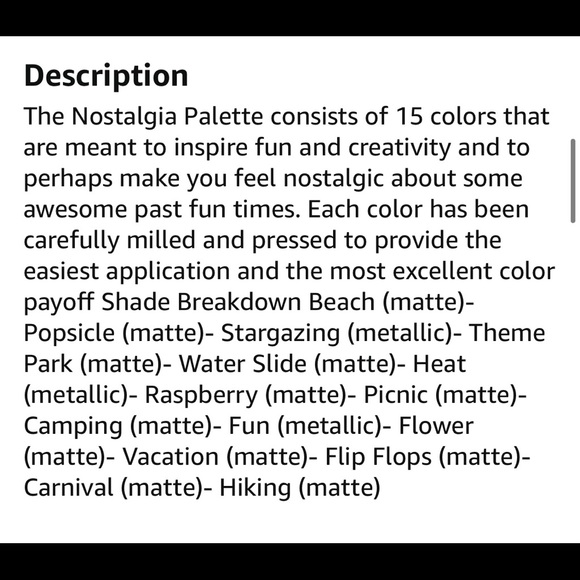 Ace Beaute Nostalgia - Eyeshadow Pallete - Picture 3 of 4